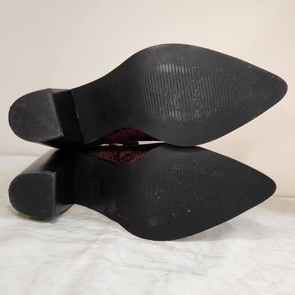 Steve Madden Snakeskin Booties - Picture 9 of 13